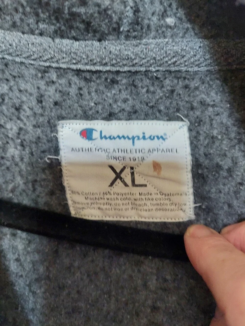 Vintage UMaine Black Bears Champion Hooded Sweatshirt